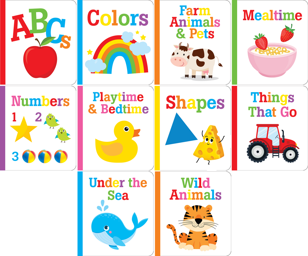Peter Pauper Press - My Little Library (Set of 10 Board Books) - Ages 0–3