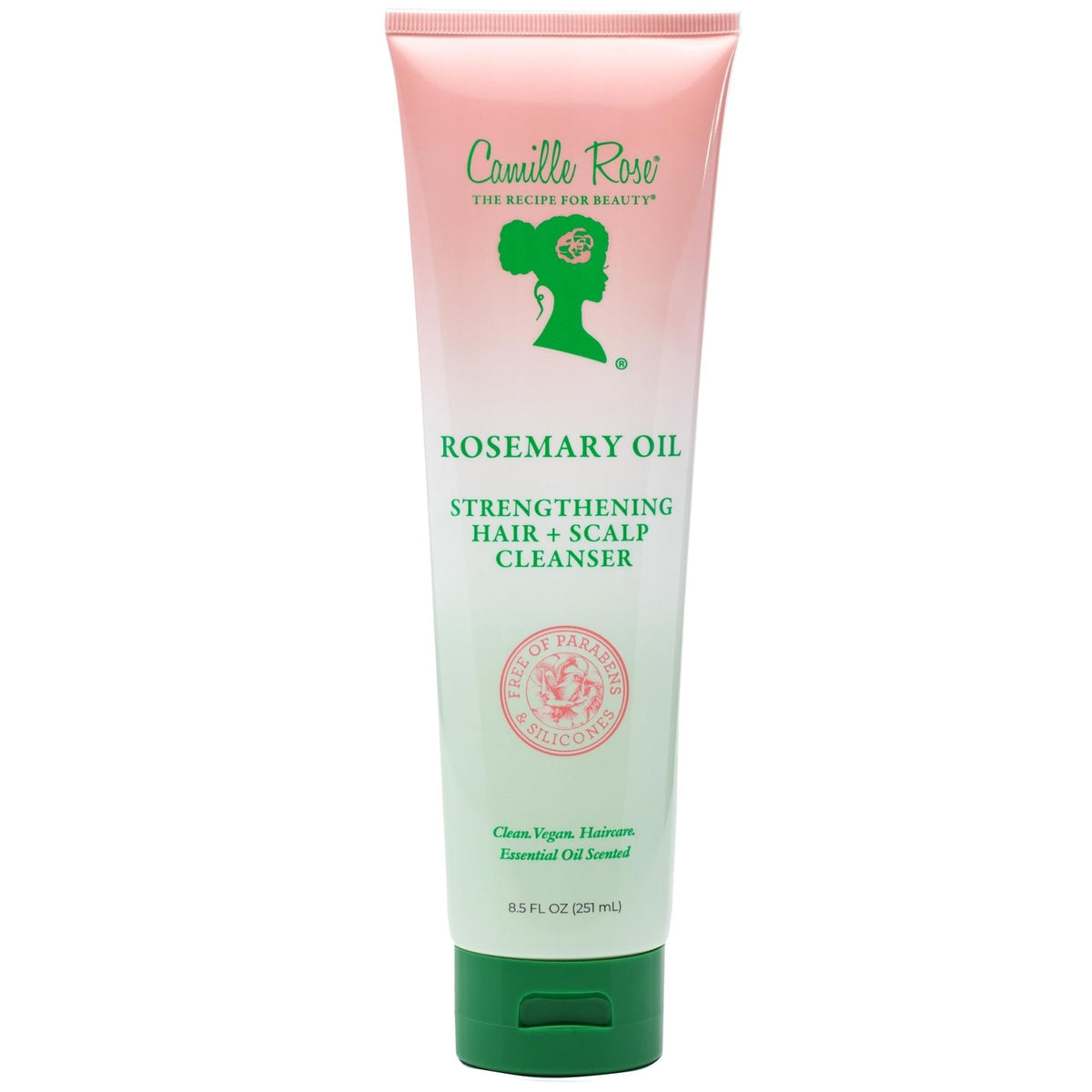 CAMILLE ROSE ROSEMARY OIL STRENGTHENING HAIR + SCALP CLEANSER 8.5 OZ