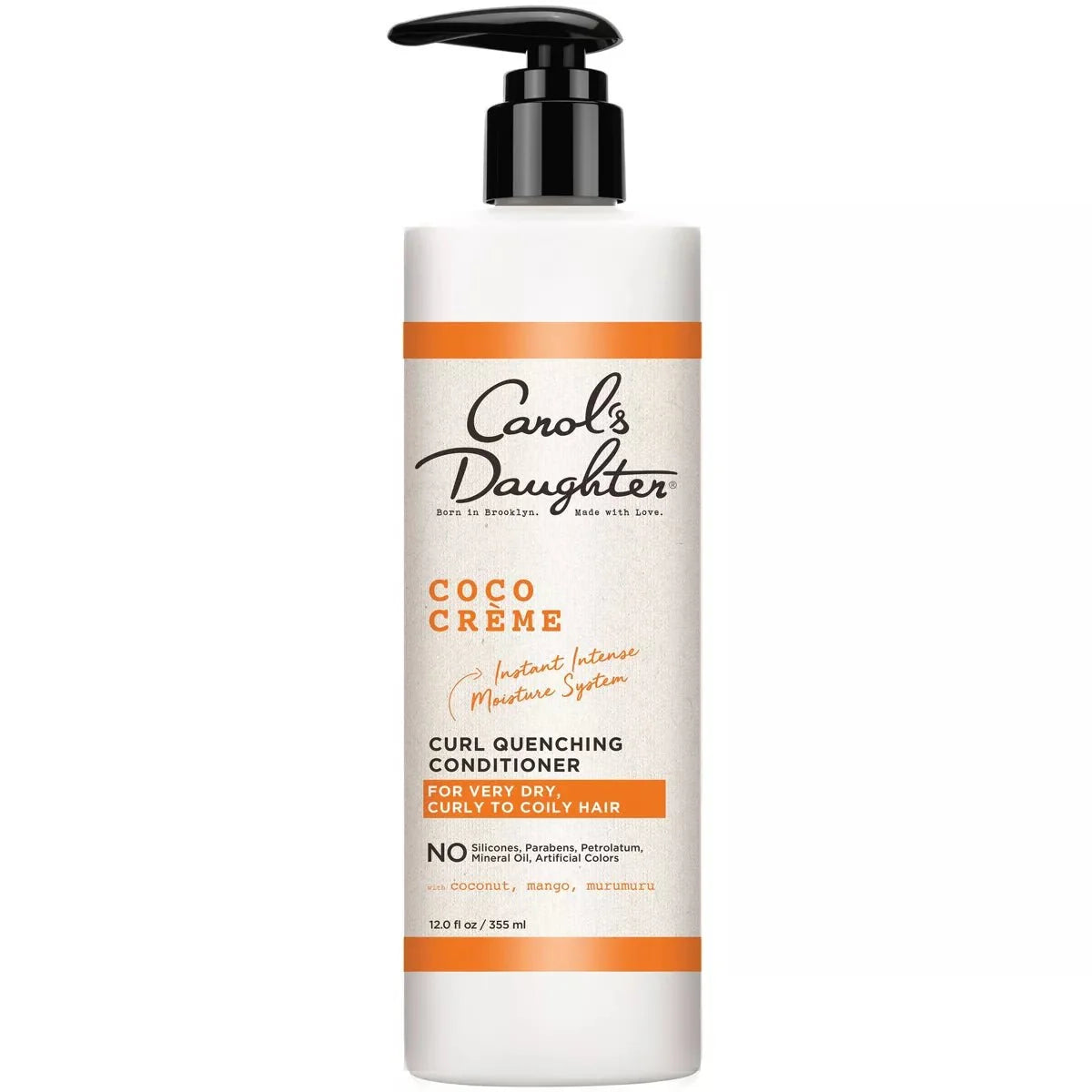 CAROL'S DAUGHTER Coco Creme Curl Quenching Conditioner with Coconut Oil for Very Dry Hair 12 oz