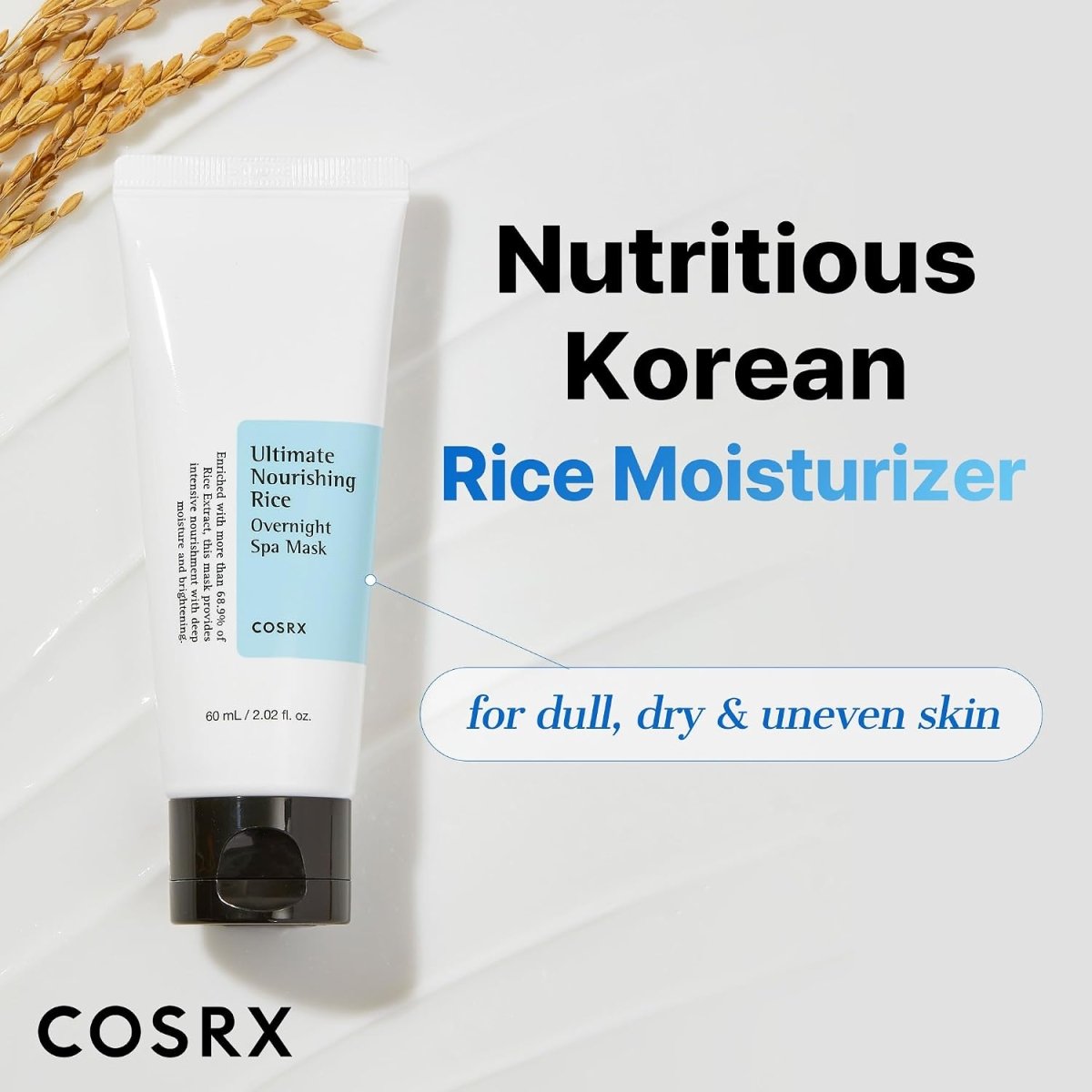 COSRX Ultimate Nourishing Rice Overnight Spa Mask 60ml