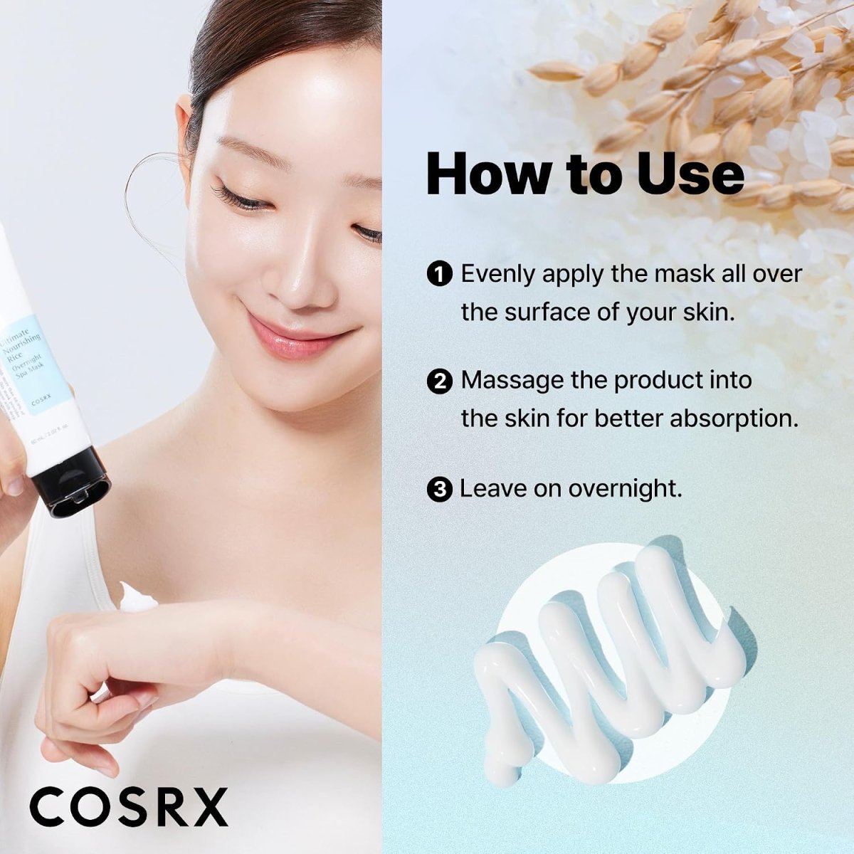 COSRX Ultimate Nourishing Rice Overnight Spa Mask 60ml