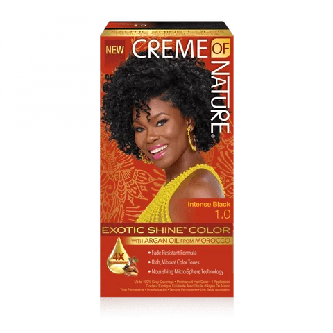 CREME OF NATURE EXOTIC SHINE COLOR INTENSE BLACK 1.0