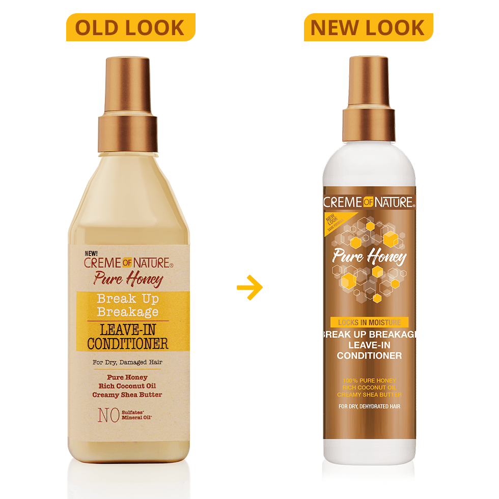 CREME OF NATURE PURE HONEY BREAK UP BREAKAGE LEAVE-IN CONDITIONER 8OZ