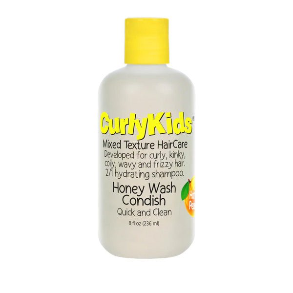 CURLY KIDS HONEY WASH CONDISH 2N1 SHAMPOO CURLYKIDS  8oz