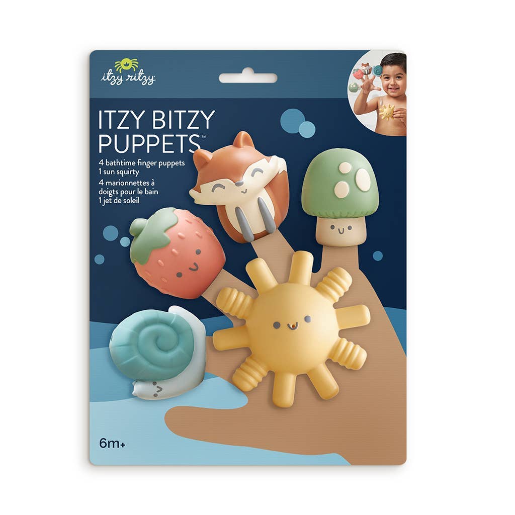 Itzy Ritzy Canada - Itzy Bitzy Puppets™ - Bath + Storytelling Toys: Itzy Friends - Ages 6+ Months