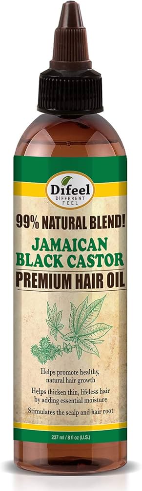 DIFEEL JAMAICAN BLACK CASTOR PREMIUM HAIR OIL 8 OZ