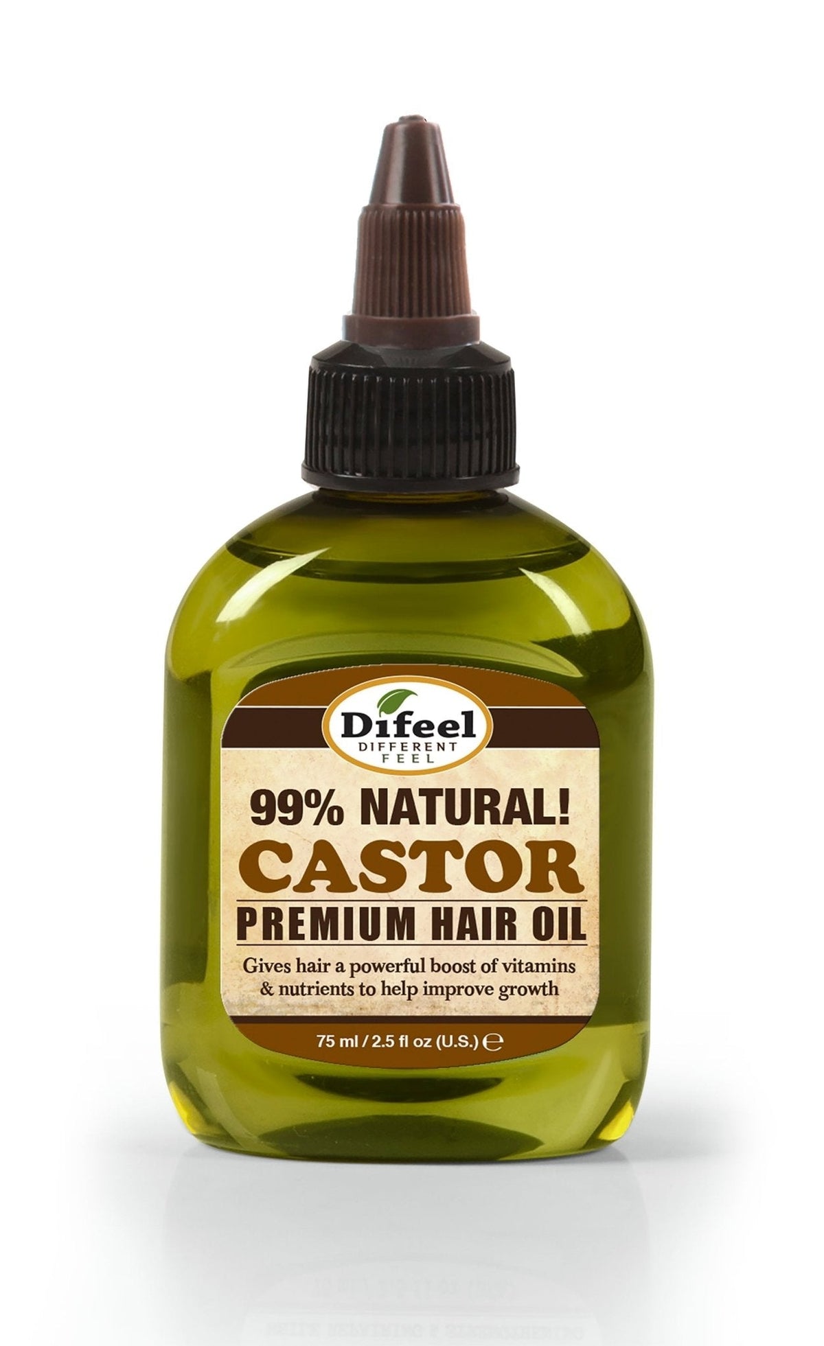 DIFEEL Premium Natural Hair Oil - Castor Hair Oil 2.5OZ