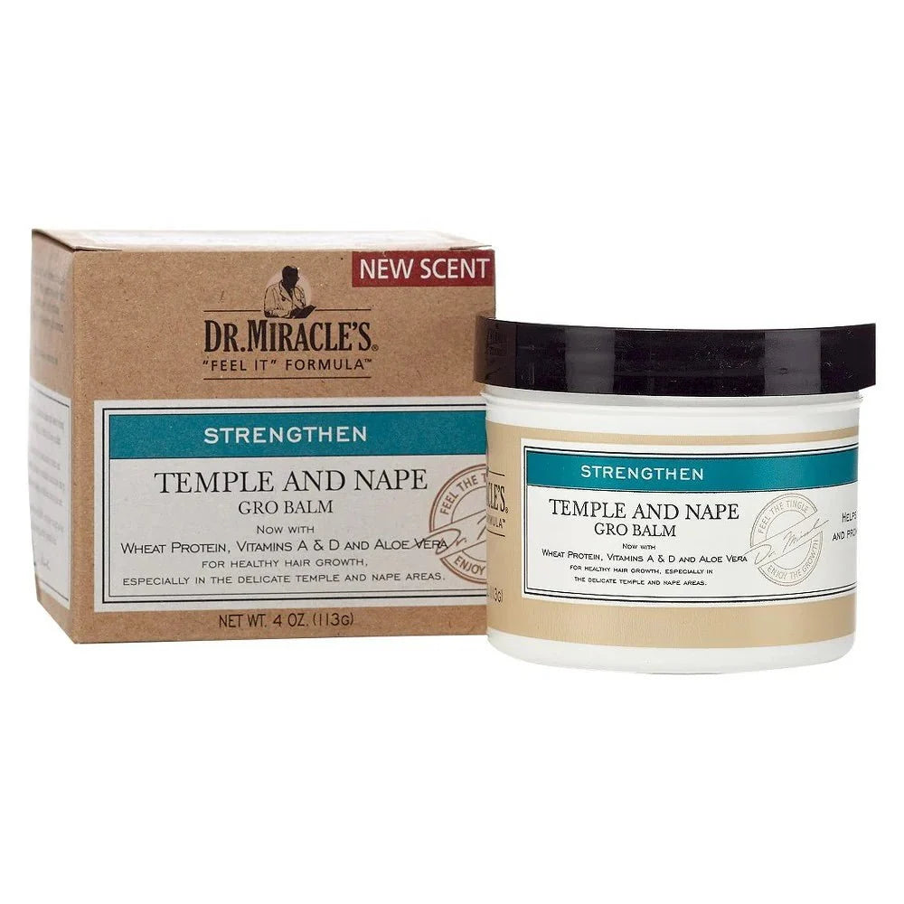 DR.MIRACLES STRENGTHEN TEMPLE & NAPE GRO BALM REGULAR 4OZ