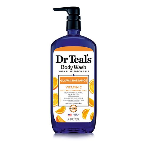 DR TEALS BODY WASH GLOW & RADIANCE VITAMIN C 24 OZ