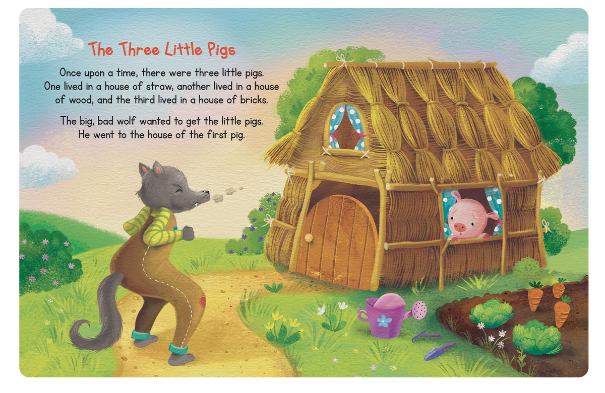 Little Hippo Books - My First Book of Fairy Tales - Children's Padded Board Book - Ages 0–5