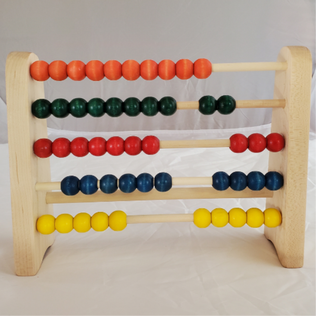 Toy Maker of Lunenburg - Colorful Wooden Abacus Counting Toy - Made In Canada - High Quality - Ages 3+