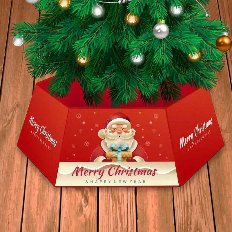Christmas Tree Ornaments Set, 6 Styles Non-Woven Fabric Decorations