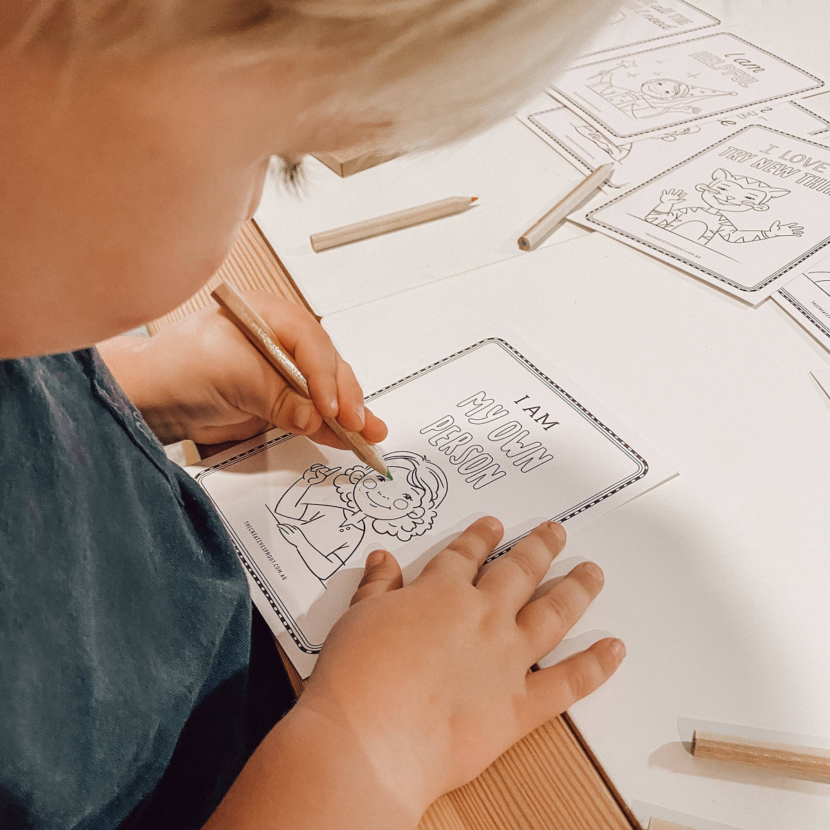 The Creative Sprout - Affirmation Colouring Pages – Mindfulness Activity - Ages 4+