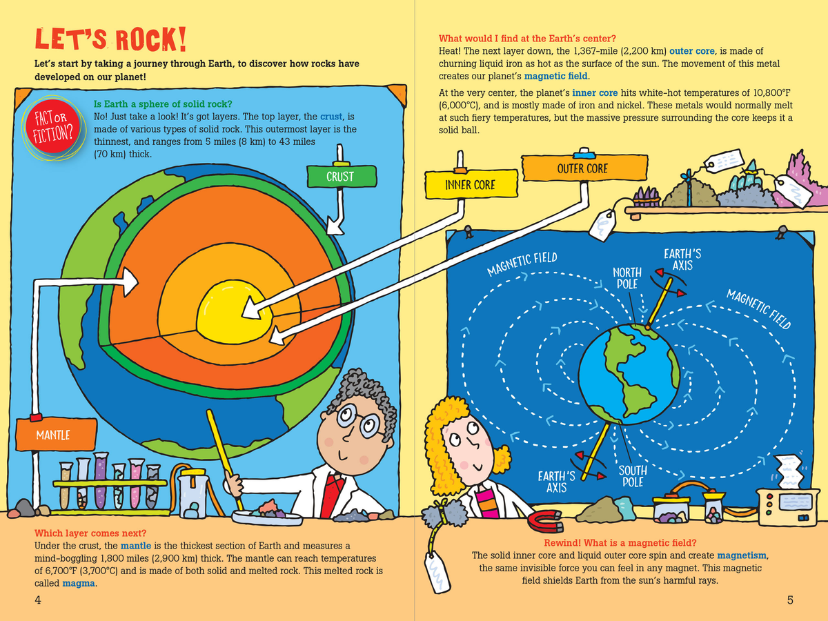 Peter Pauper Press - 100 Questions about Rocks and Minerals - Ages 7+