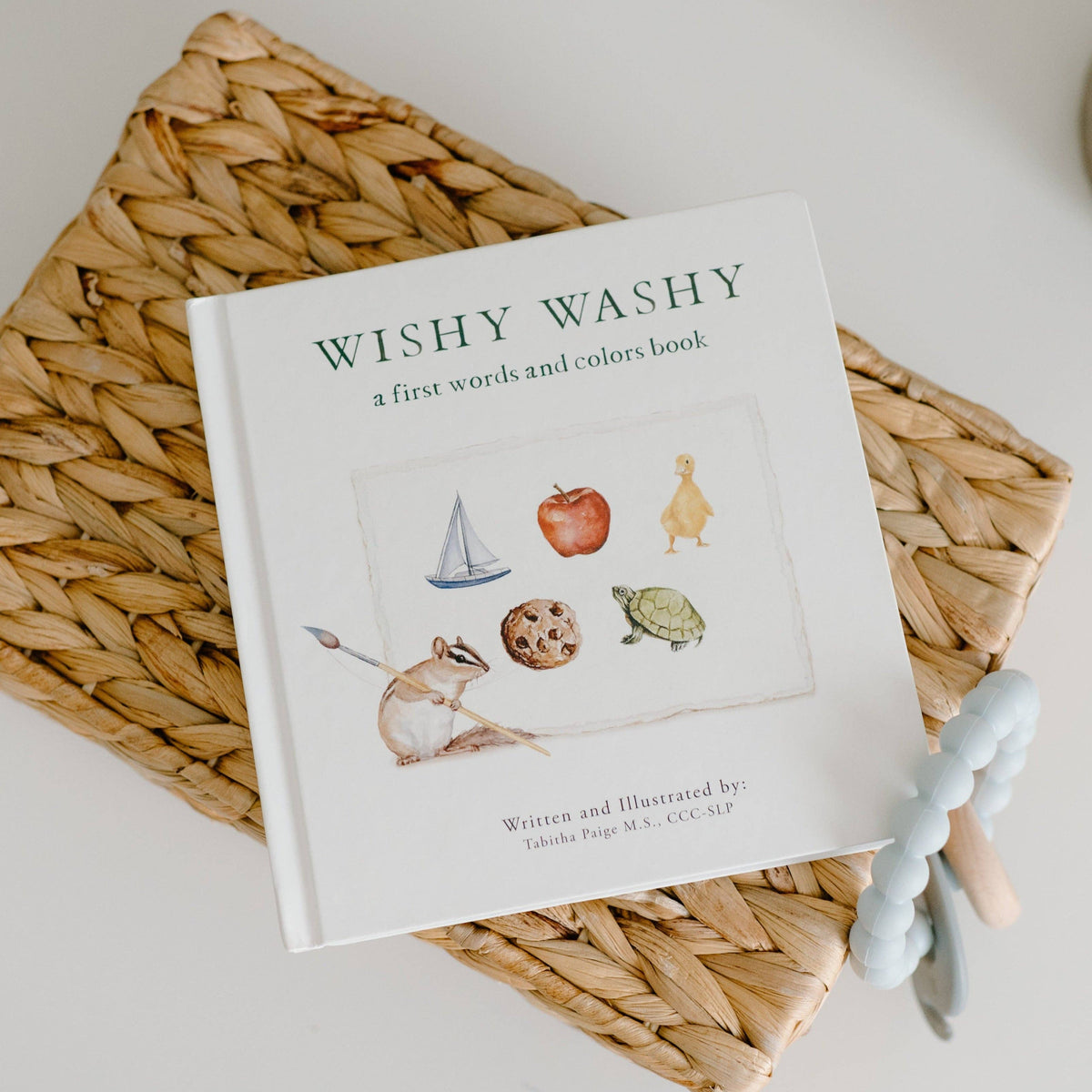 Paige Tate & Co. - Wishy Washy: A Board Book of First Words and Colors - Ages 0–24 Months