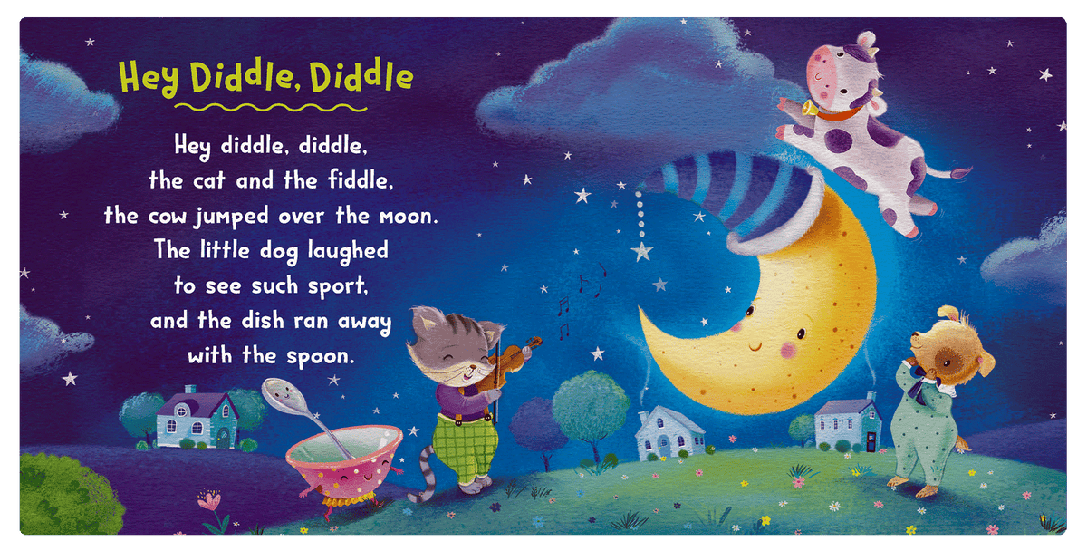Little Hippo Books - My First Book of Nursery Rhymes - Children's Padded Board Book - Ages 0–5