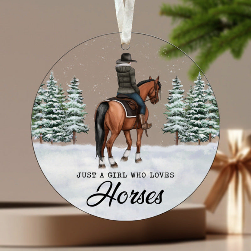 Acrylic Christmas Tree Pendant Ornaments – 34 Festive Holiday Designs
