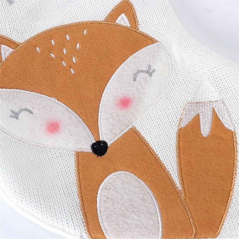 Christmas Fox Wool Stockings – Cute Plush Holiday Gift Stockings, 3 Colors