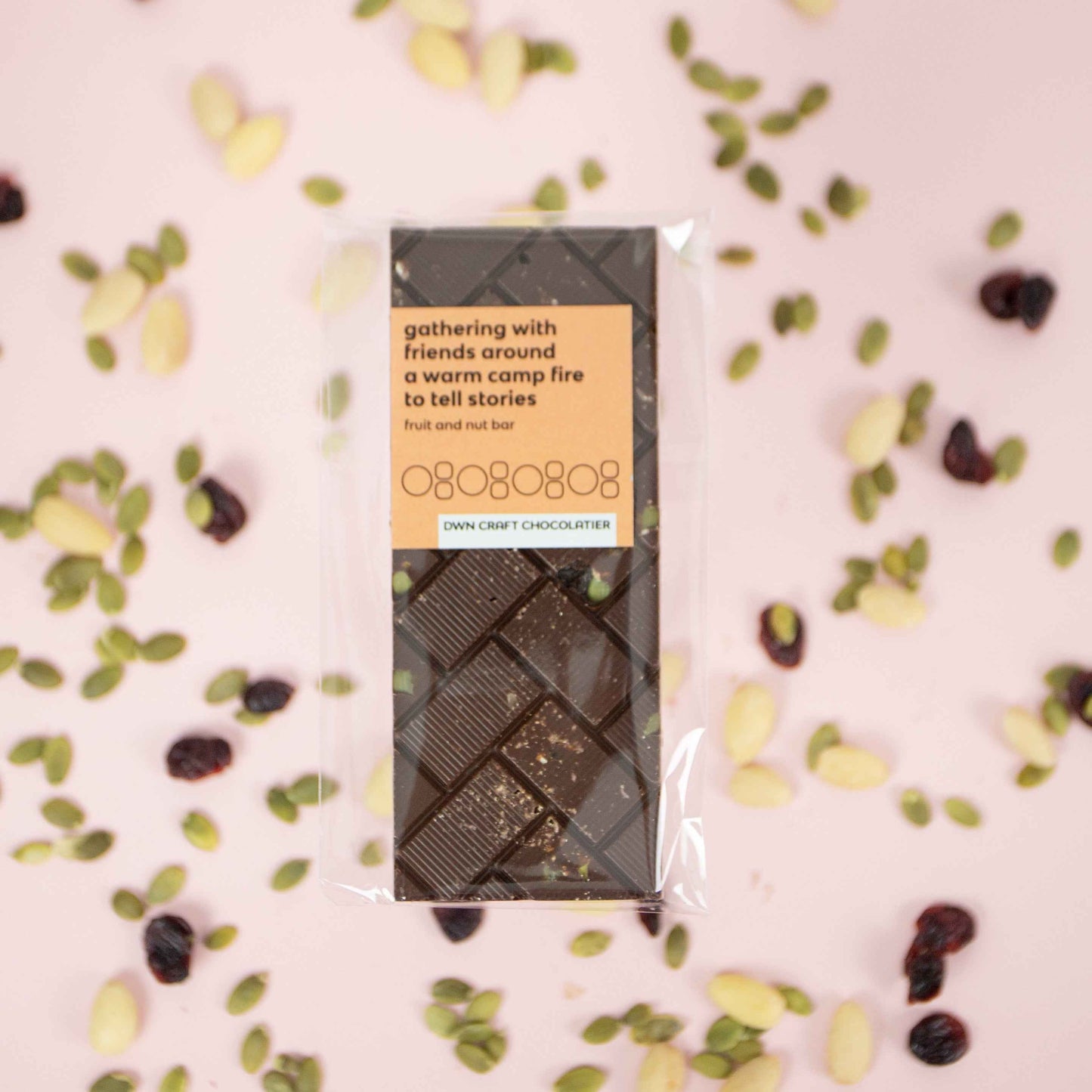 fruit and nut chocolate bar