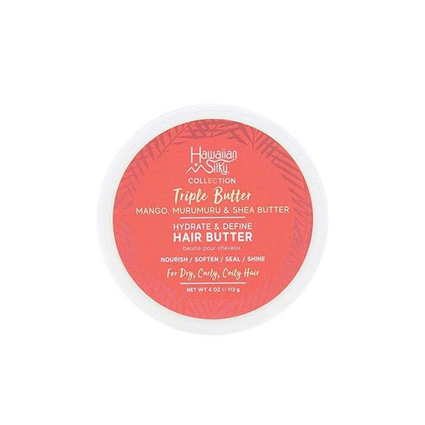 HAWAIIAN SILKY Triple Butter Hydrate & Define Hair Butter 4 OZ