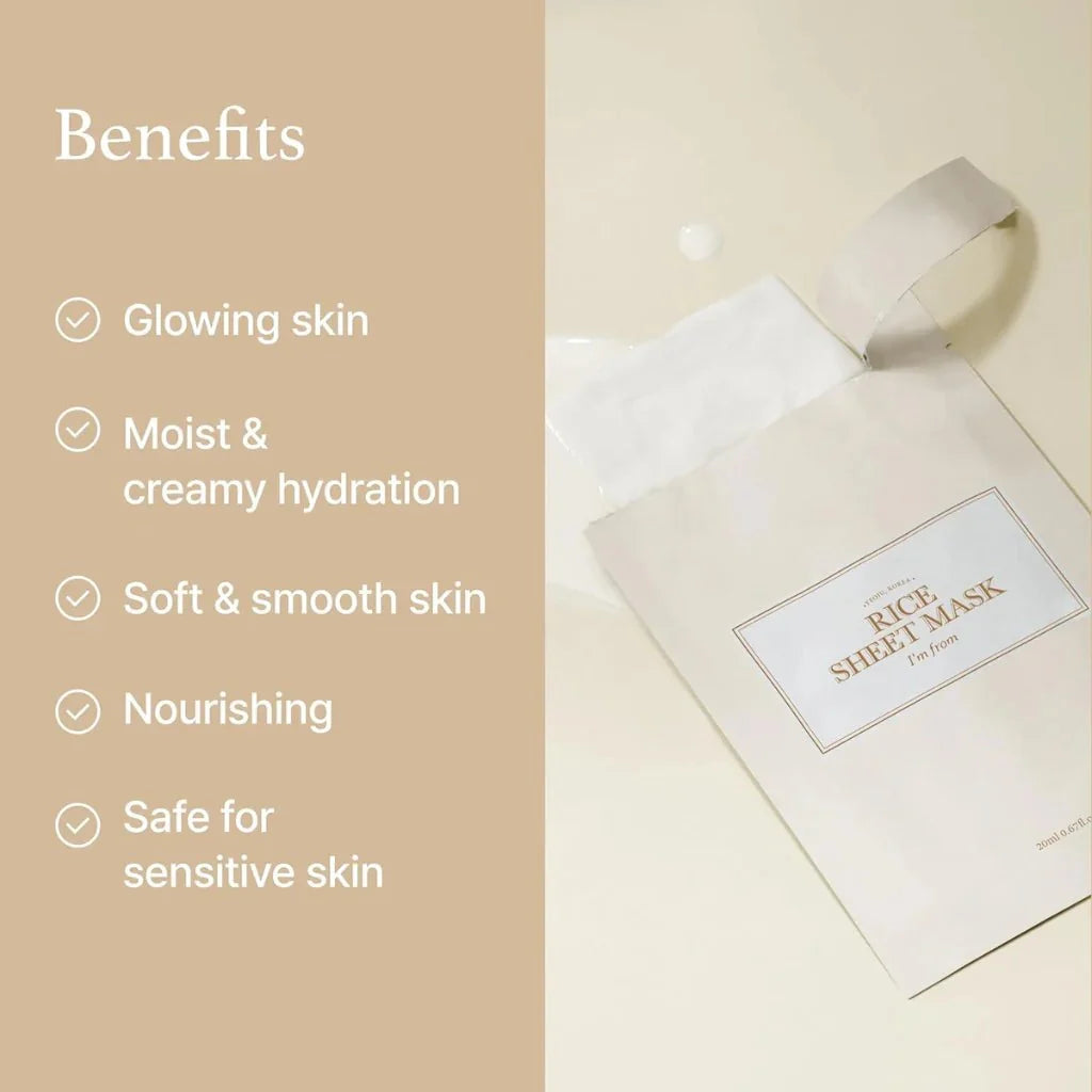 I'm from Rice Sheet Mask 20ml