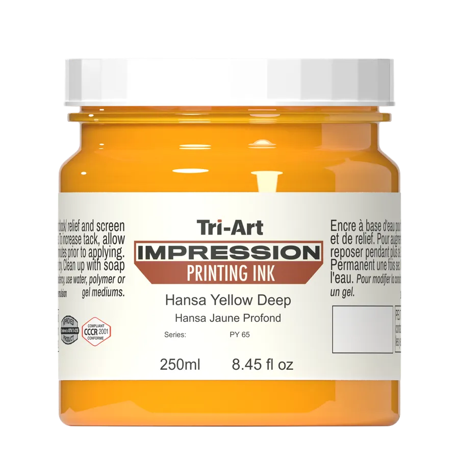 Impressions Block Printing Ink - Yellow Deep