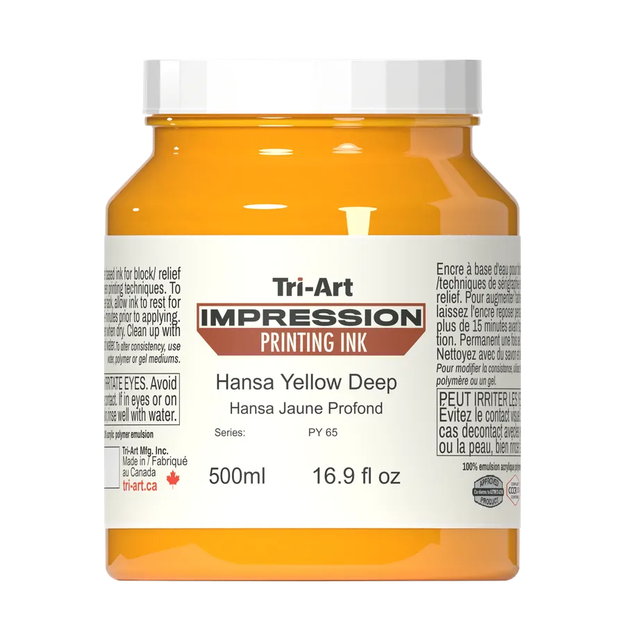 Impressions Block Printing Ink - Yellow Deep