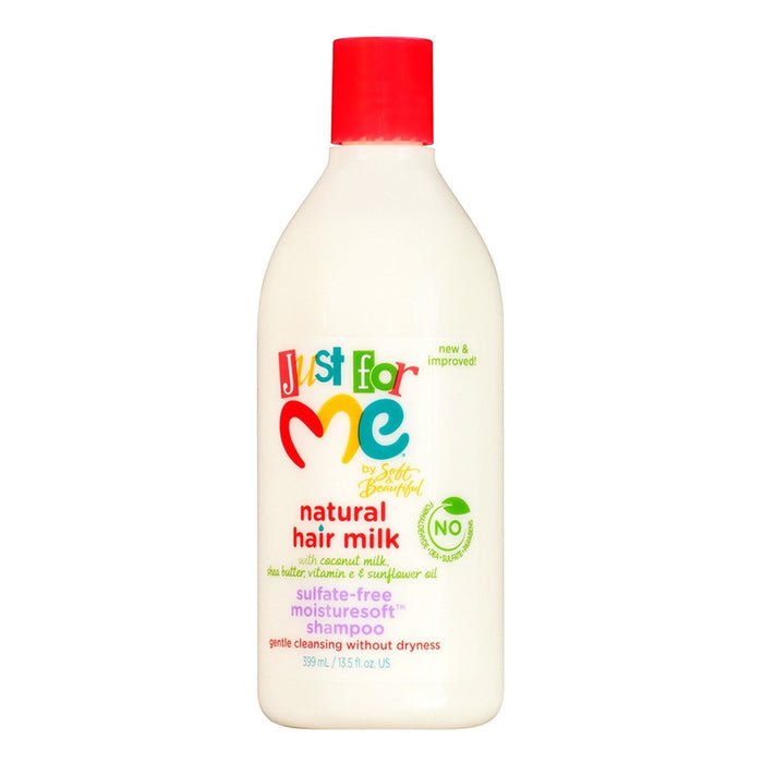 JUST FOR ME Natural Hair Milk Sulfate-Free Moisturesoft Shampoo 13.5OZ