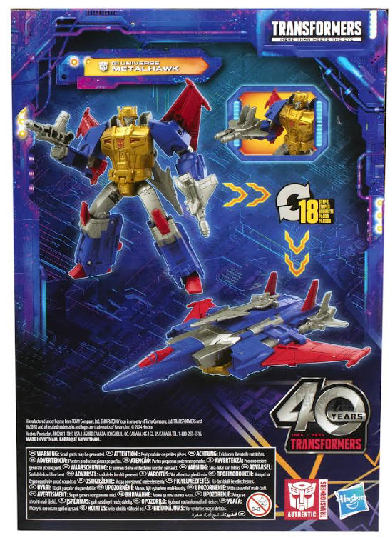 Transformers Legacy United Voyager Class G1 Universe Metalhawk