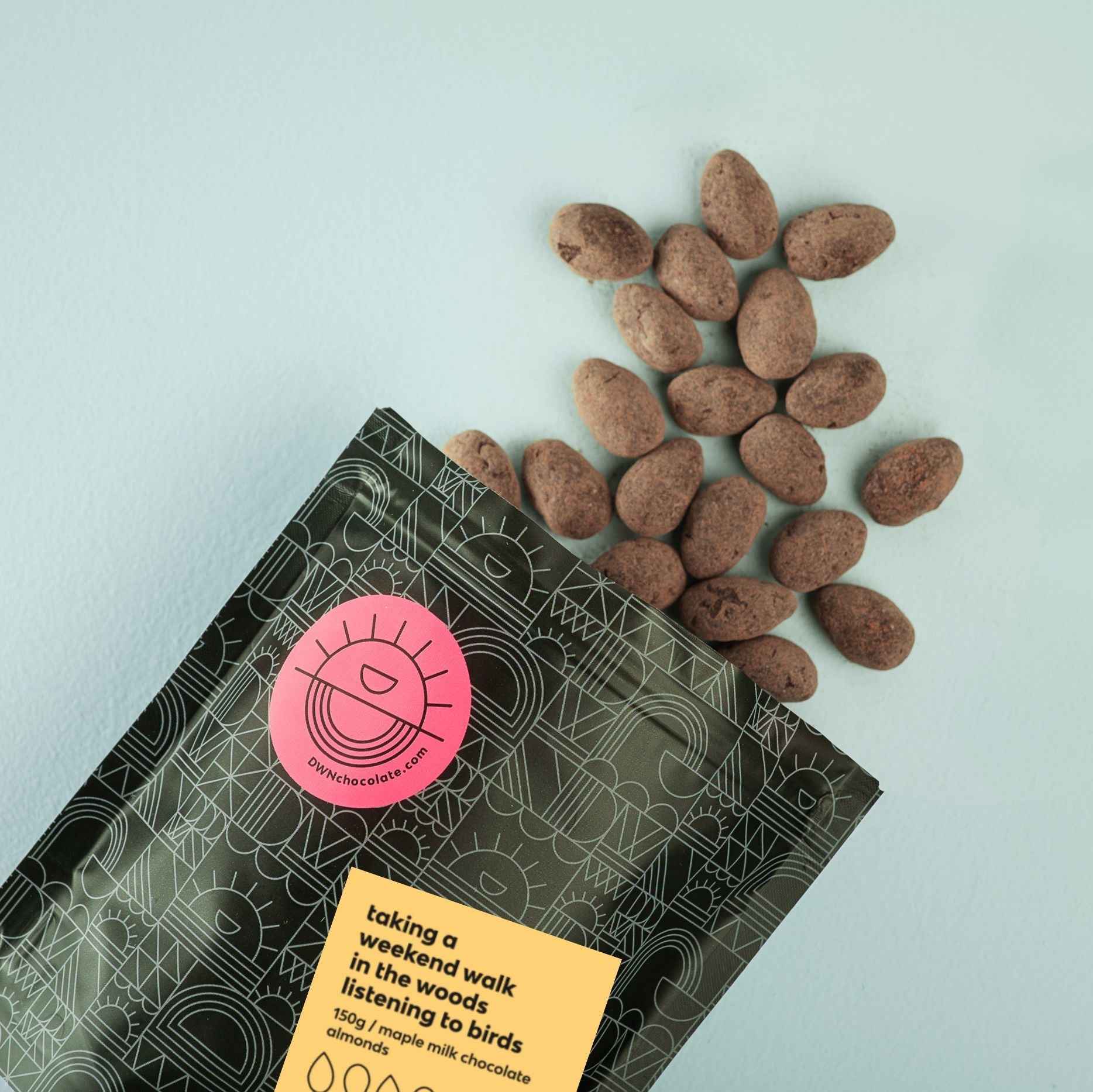 milk chocolate maple almonds