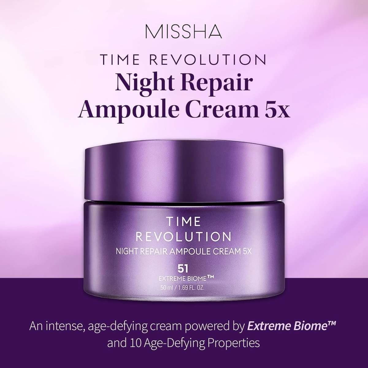 MISSHA Time Revolution Night Ampoule Cream 5X 50ml