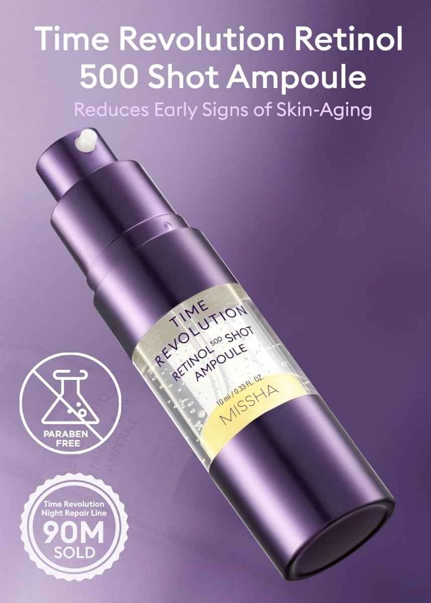 MISSHA Time Revolution Retinol 500 Shot Ampoule 10ml