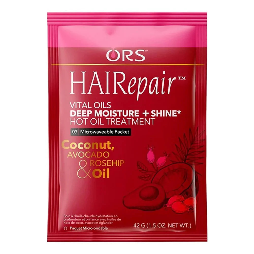 ORS HAIRepair VITAL OILS DEEP MOISTURE+SHINE HOT OIL TREATMENT PCKT 1.5OZ
