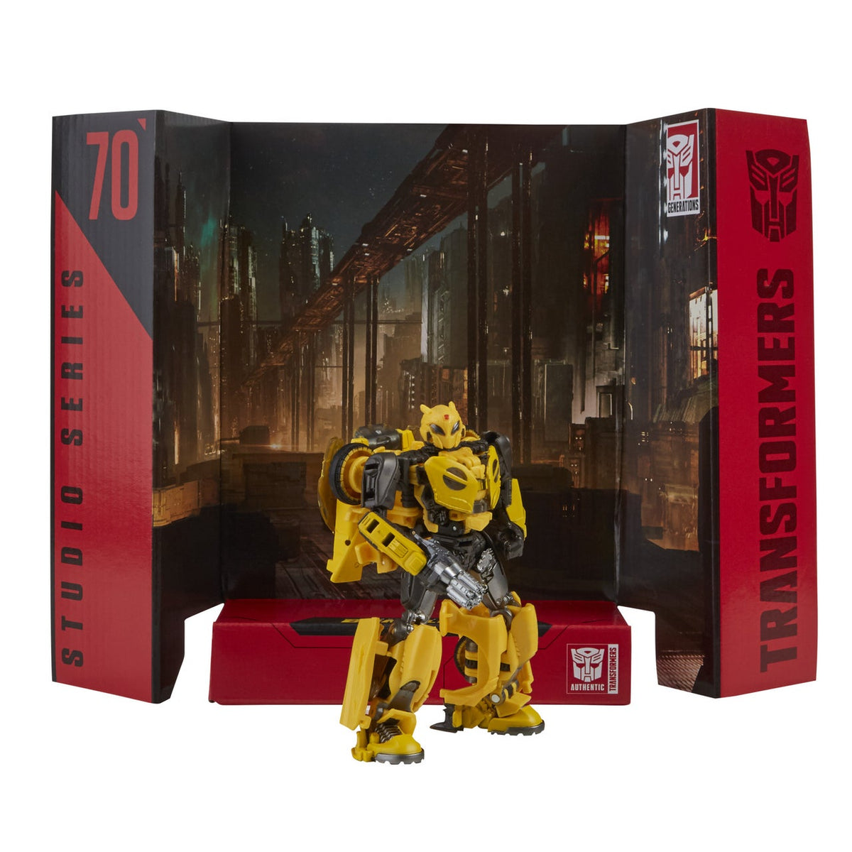 Transformers Toys Studio Series 70 Deluxe Transformers: Bumblebee B-127 Action Figure