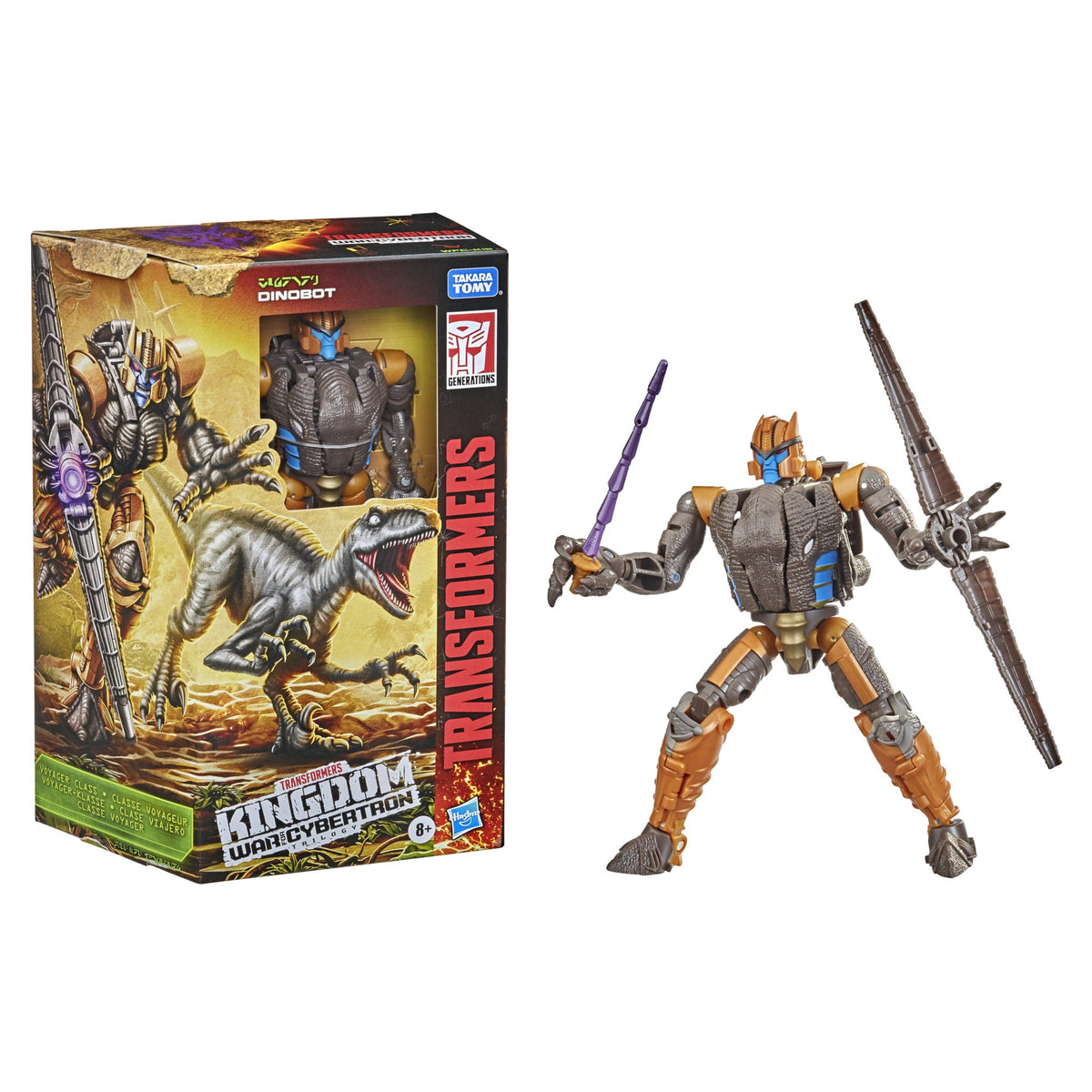 Transformers Toys Generations War for Cybertron: Kingdom Voyager WFC-K18 Dinobot