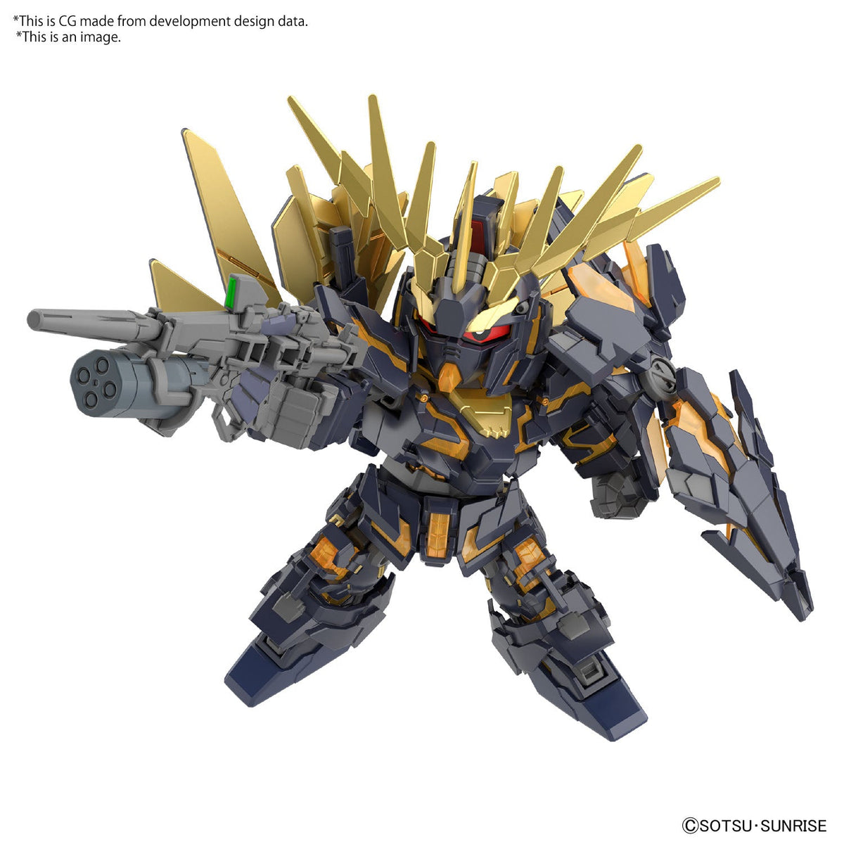 SD GUNDAM CROSS SILHOUETTE UNICORN GUNDAM 02 BANSHEE - DESTROY MODE- & BANSHEE NORN PARTS SET