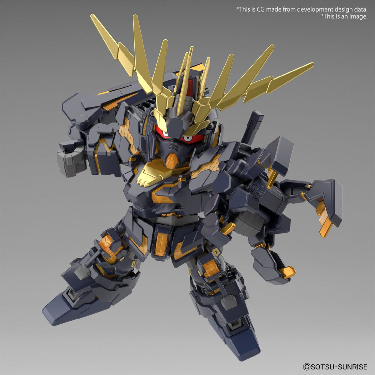 SD GUNDAM CROSS SILHOUETTE UNICORN GUNDAM 02 BANSHEE - DESTROY MODE- & BANSHEE NORN PARTS SET