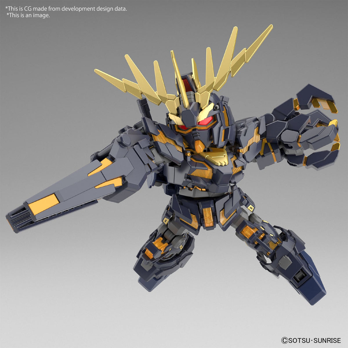 SD GUNDAM CROSS SILHOUETTE UNICORN GUNDAM 02 BANSHEE - DESTROY MODE- & BANSHEE NORN PARTS SET