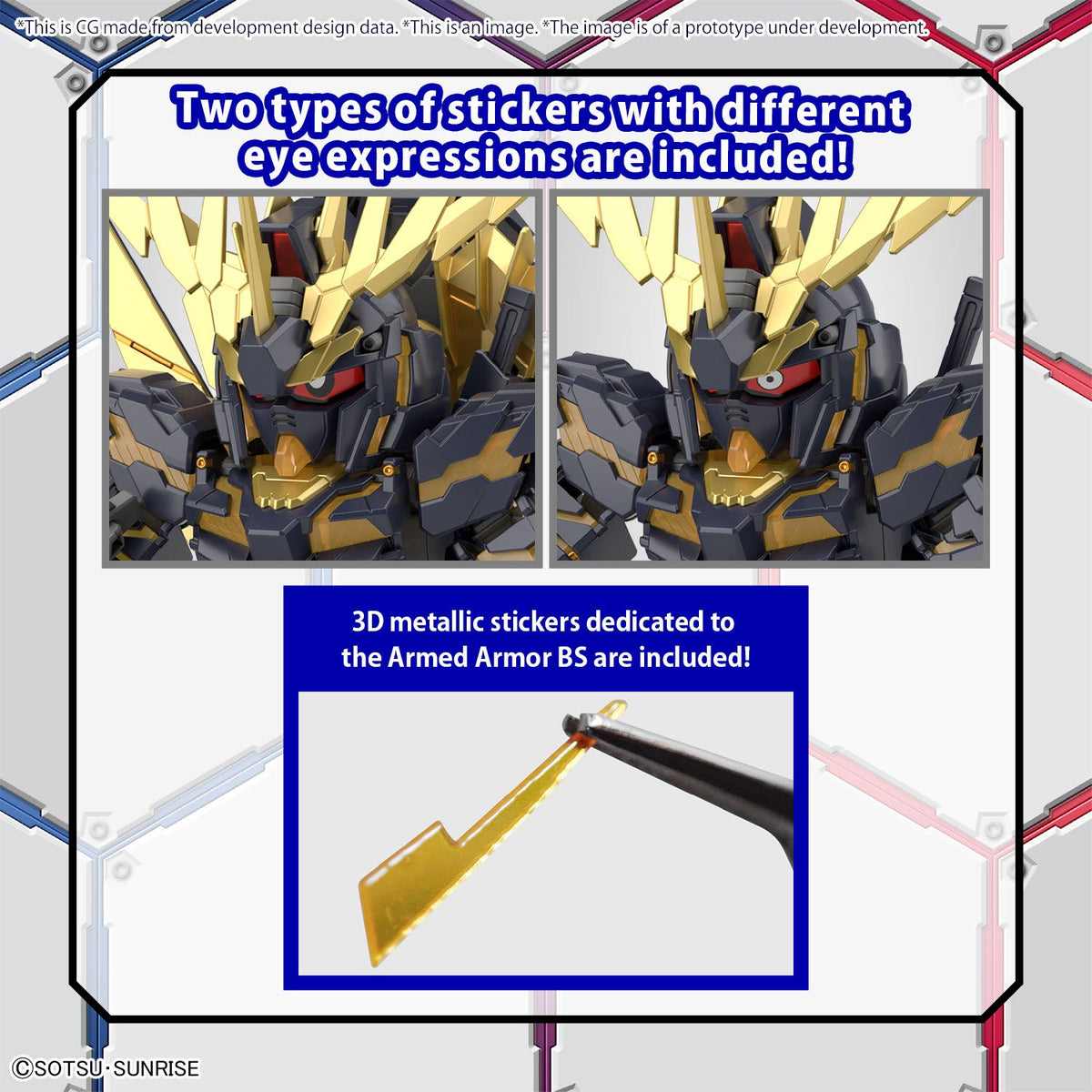 SD GUNDAM CROSS SILHOUETTE UNICORN GUNDAM 02 BANSHEE - DESTROY MODE- & BANSHEE NORN PARTS SET