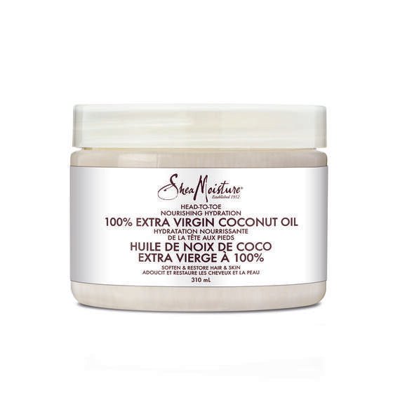 SHEAMOISTURE 100% Extra Virgin Coconut Oil Head to Toe Nourishing Hydration 3.2OZ