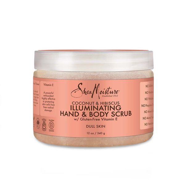 SHEAMOISTURE COCO & HIBSCUS HAND & BODY SCRUB 12OZ