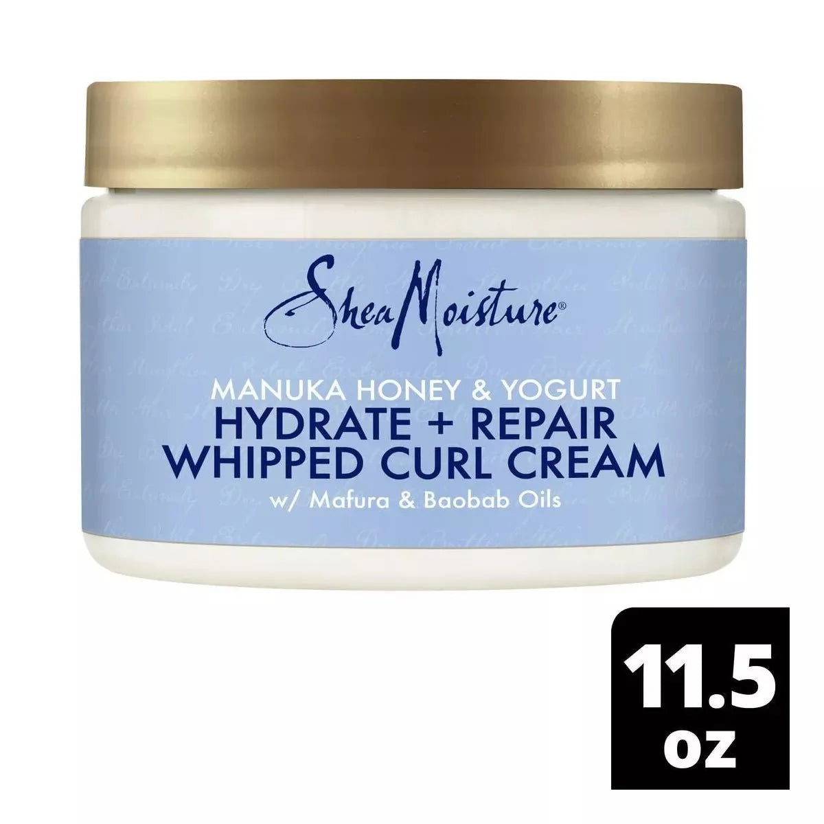SheaMoisture Manuka Honey + Yogurt Hydrate + Repair Whipped Curl Cream 11.5OZ