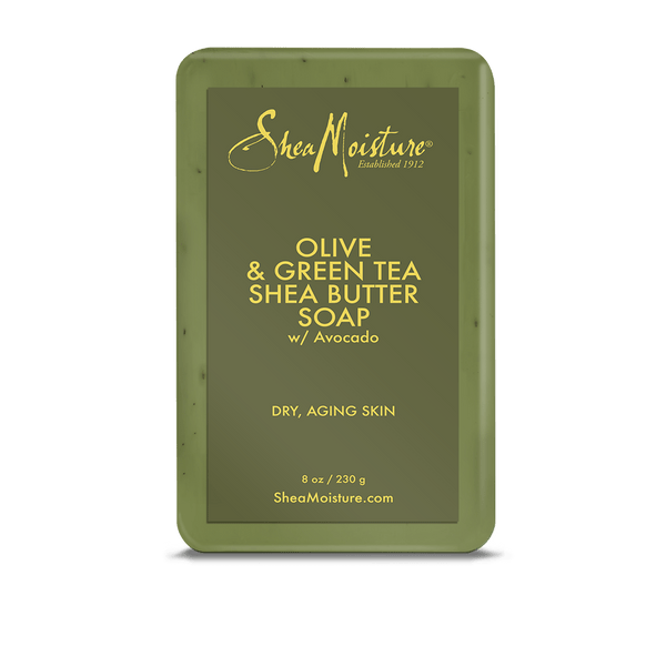 SHEAMOISTURE OLIVE & GREEN TEA SHEA BUTTER BAR SOAP 8OZ