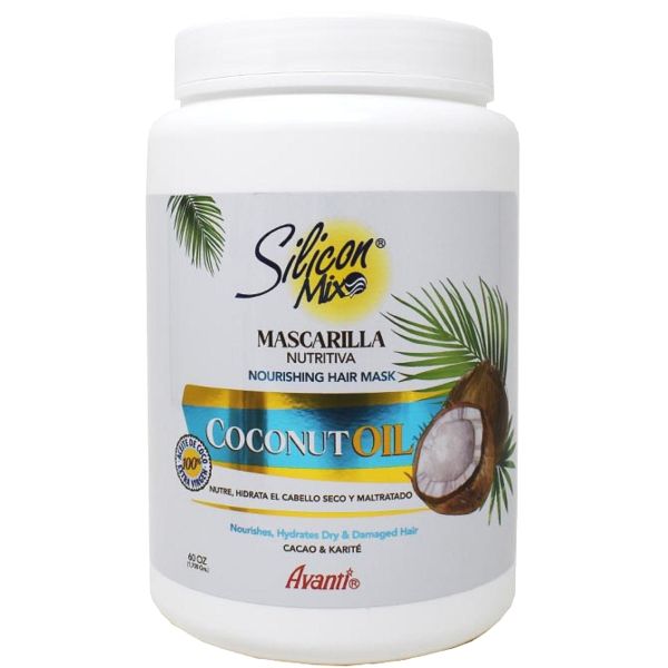 SILICONMIX MASCARILA NUTRITIVA COCONUT OIL HAIR MASK 60 OZ