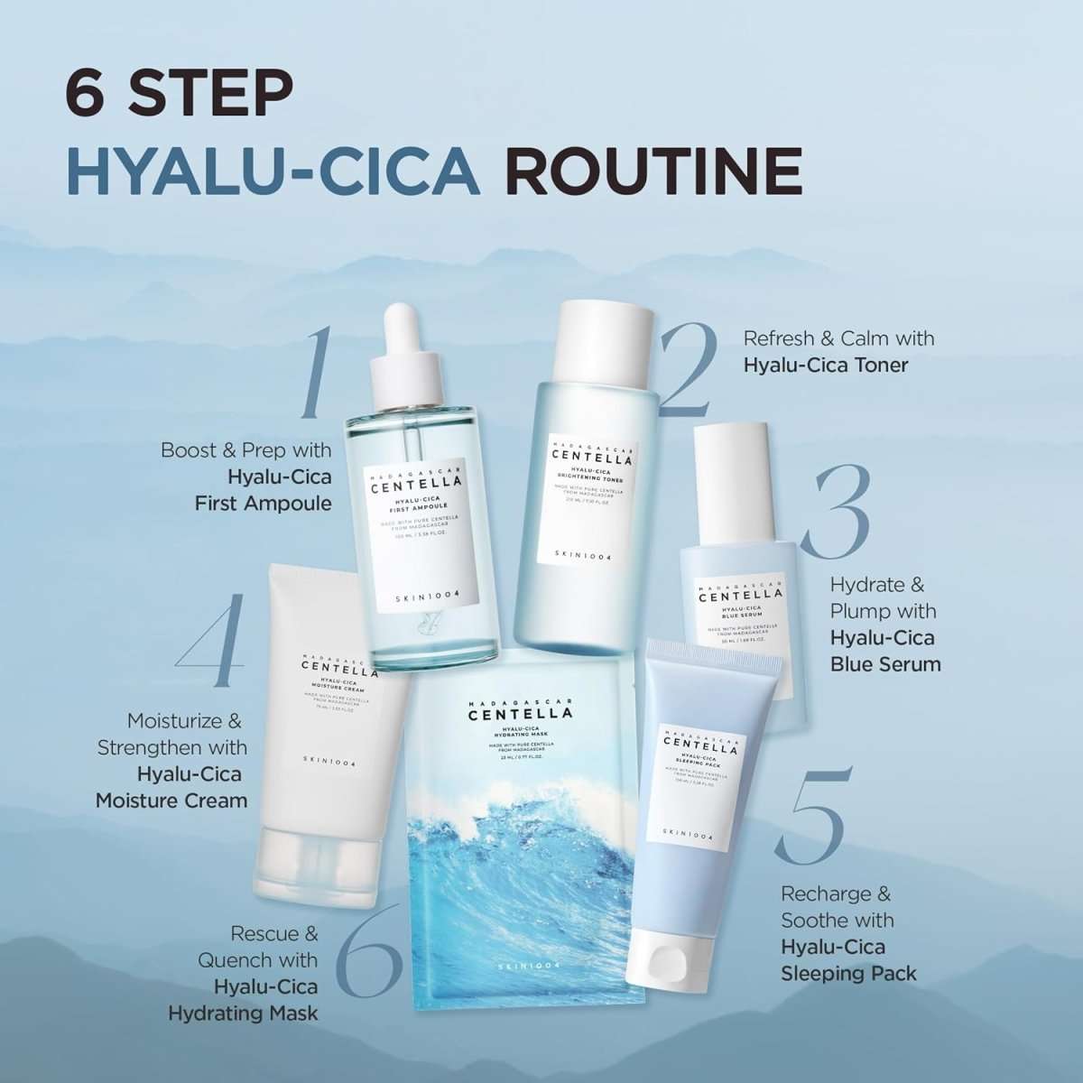 SKIN1004 Madagascar Centella Hyalu-Cica Brightening Toner 210ml