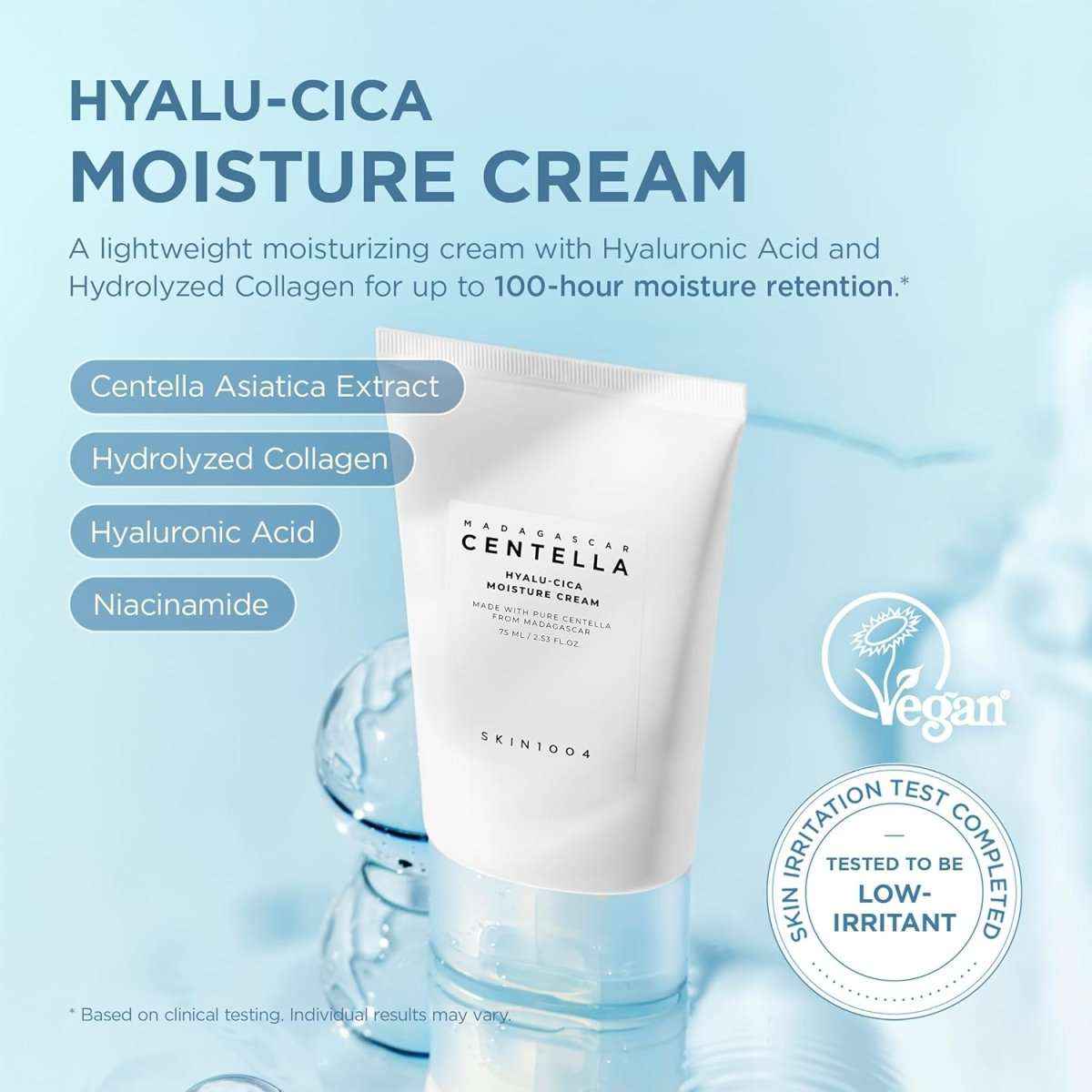 SKIN1004 Madagascar Centella Hyalu-Cica Moisture Cream 75ml