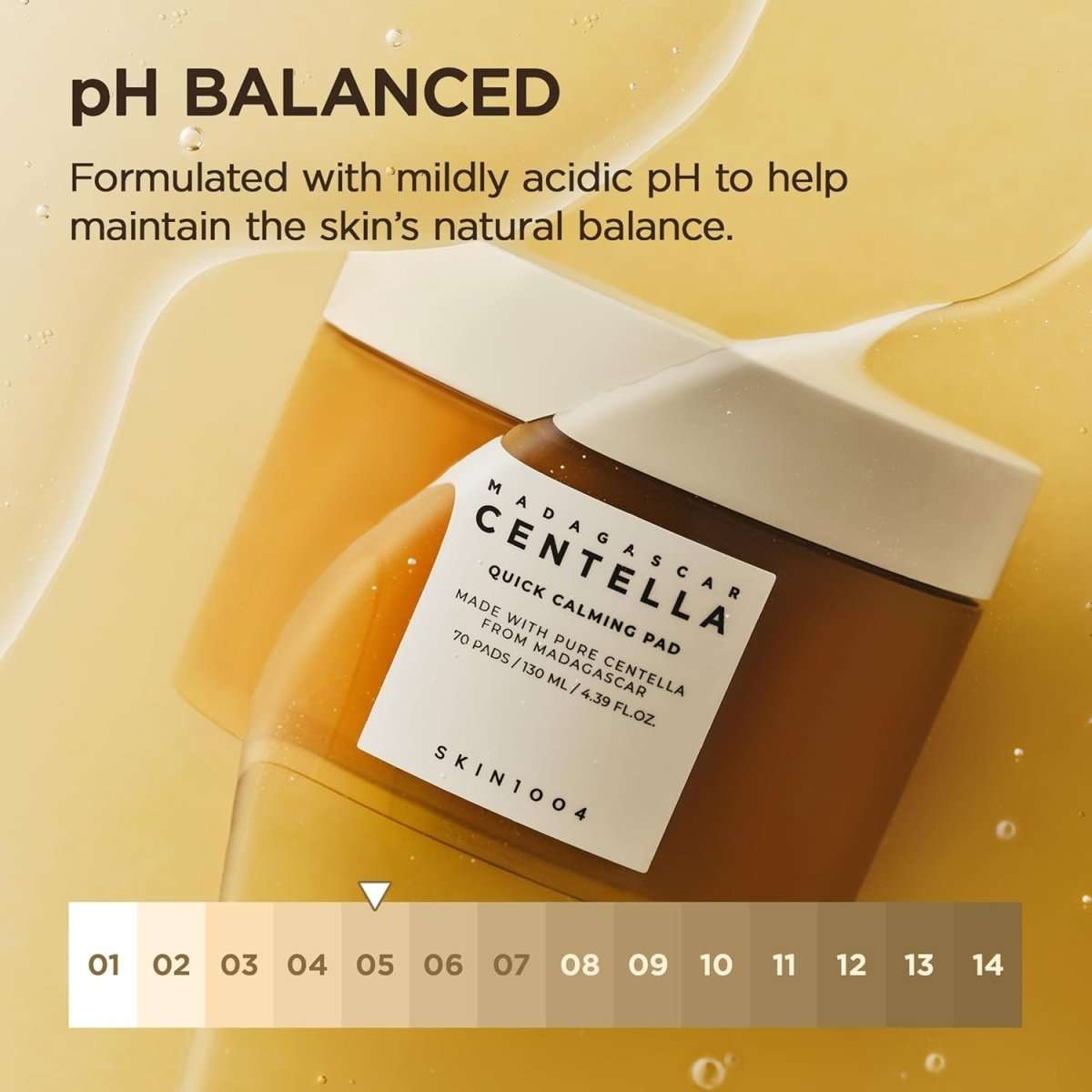 SKIN1004 Madagascar Centella Quick Calming Pad 130ml / 70pads