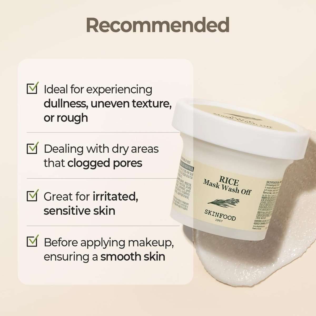 Skinfood Rice Mask Wash Off 100g