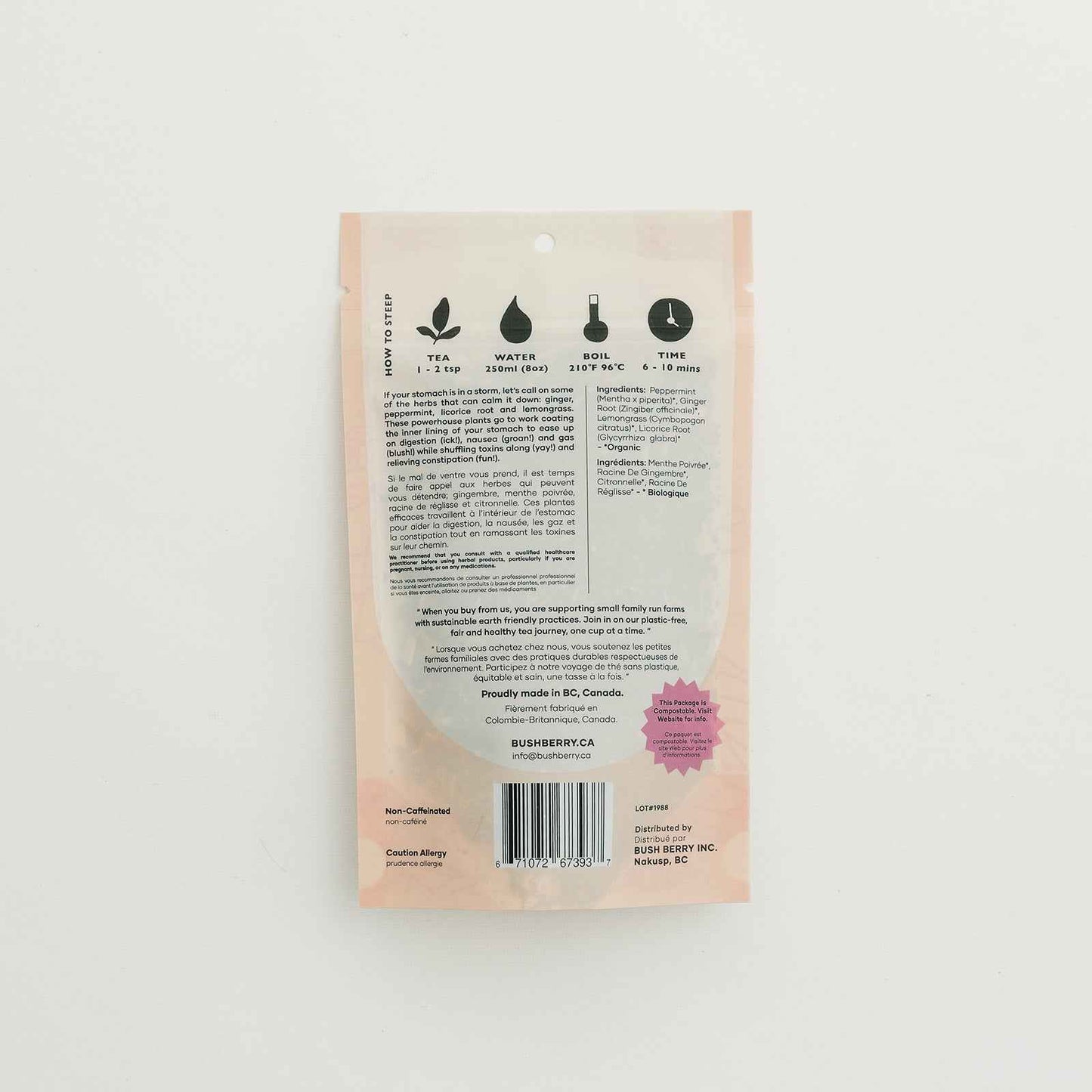 Organic Stomach Soothing Tea