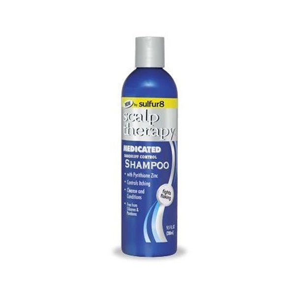 SULFUR 8 Scalp Therapy Medicated Dandruff Control shampoo 9.5oz